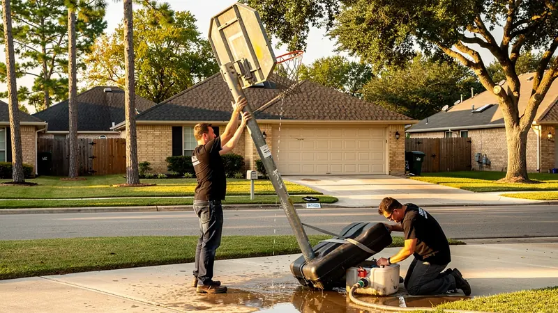 Basketball Goal Removal in Cypress, TX