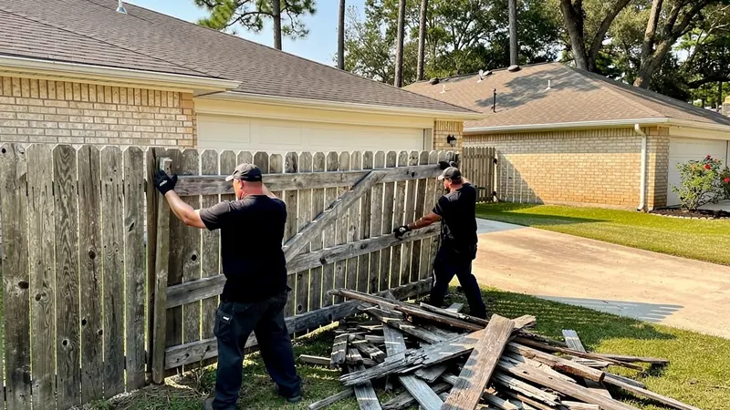 Fence Removal in Cypress, TX