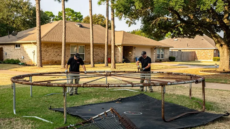Trampoline Removal in Cypress, TX